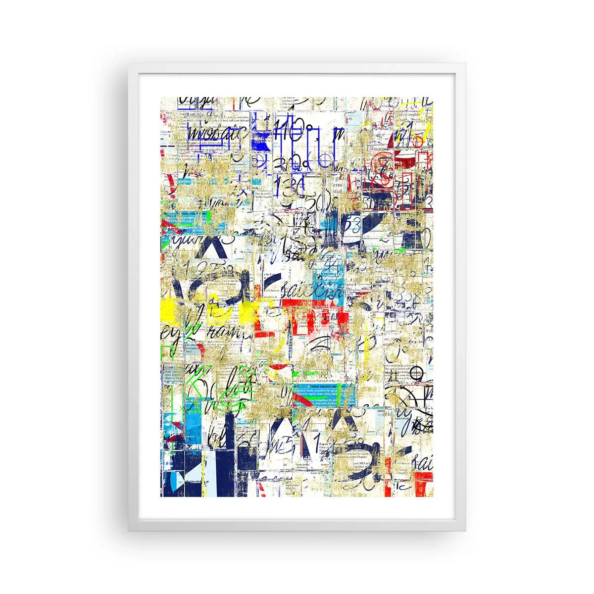 Poster in white frmae - Feast for the Eyes - 50x70 cm