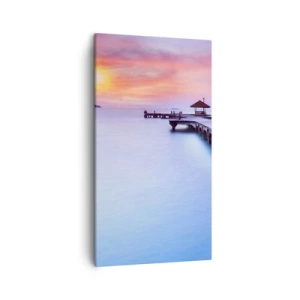 Canvas picture - Sea of Calm to the Horizon - 45x80 cm