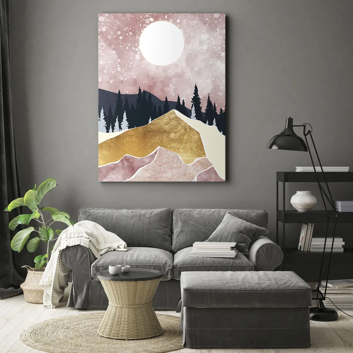 Canvas picture - Night Guard - 55x100 cm