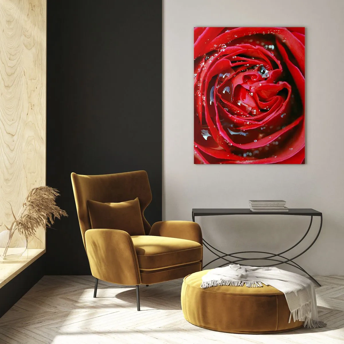 Glass picture - In Dew Drops - 50x70 cm