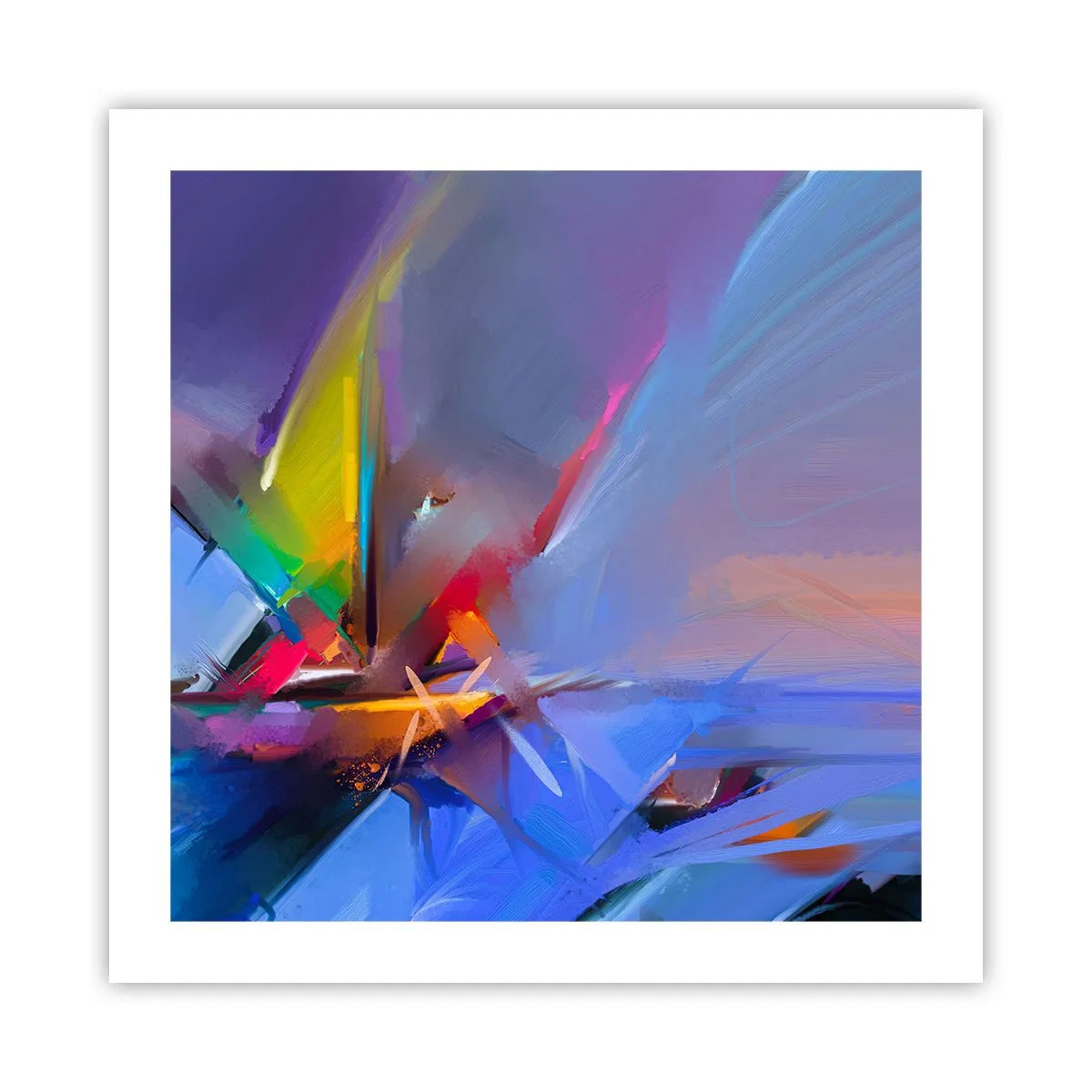Poster - Flew like s Bird - 50x50 cm