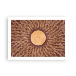 Poster - Sun Icon - 70x50 cm