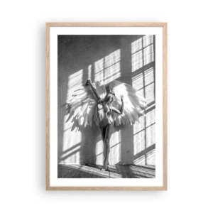 Poster in light oak frame - Straight from the Sky - 50x70 cm