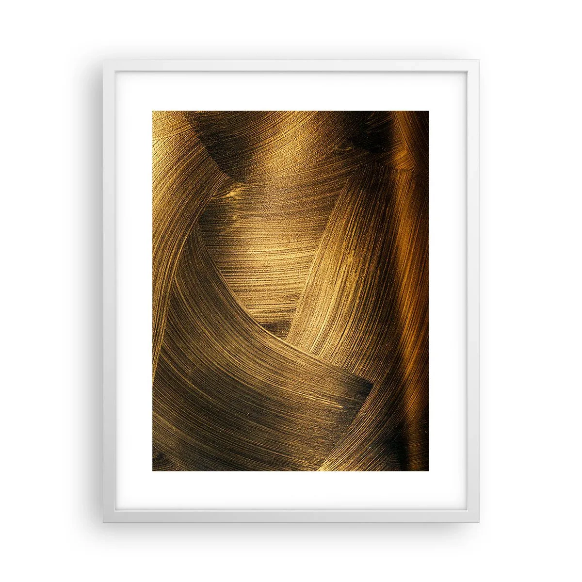 Poster in white frmae - In a Golden Labirynth - 40x50 cm