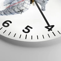 Clock face with numbers