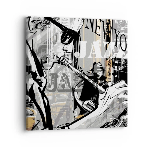 Canvas picture - In the Rhythm of New York - 40x40 cm