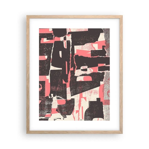 Poster in light oak frame - All that Chaos - 40x50 cm