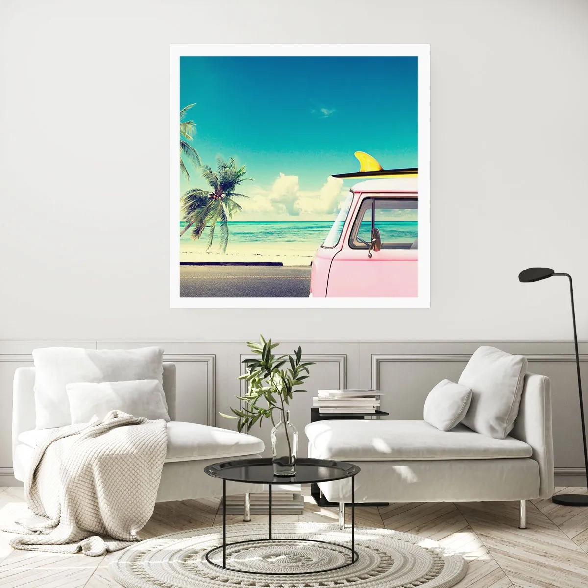 Poster - Holiday Time - 60x60 cm