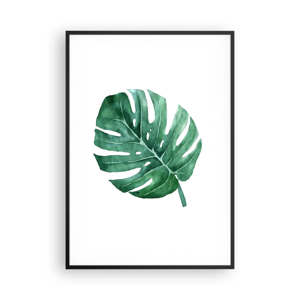 Poster in black frame - Green Concept - 70x100 cm