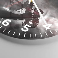 Clock face with numbers