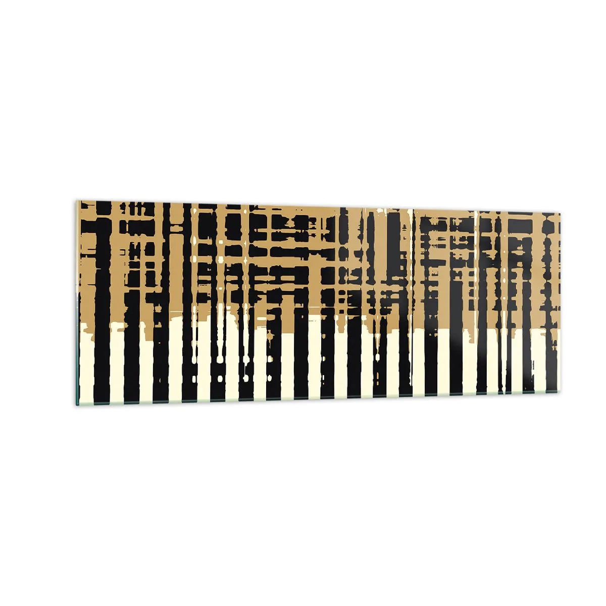 Glass picture - Architectural Abstract - 140x50 cm