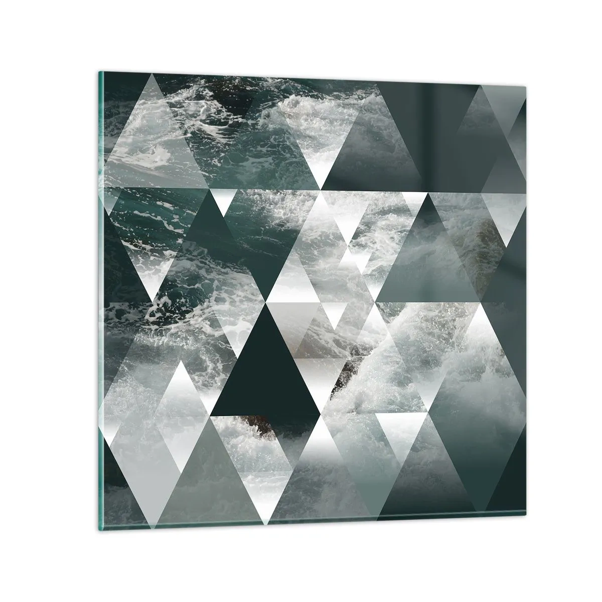 Glass picture - Crystal Perspective - 60x60 cm