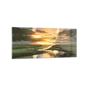 Glass picture - Somewhere in a Distant Galaxy - 120x50 cm