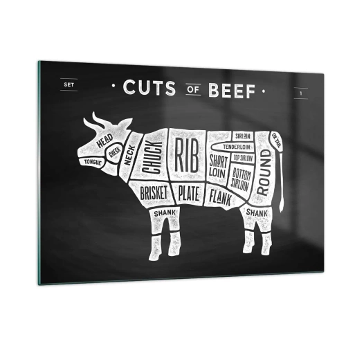 Glass picture - Time for a Feast - 120x80 cm