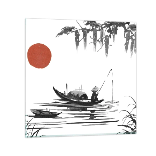 Glass picture - Asian Afternoon - 50x50 cm