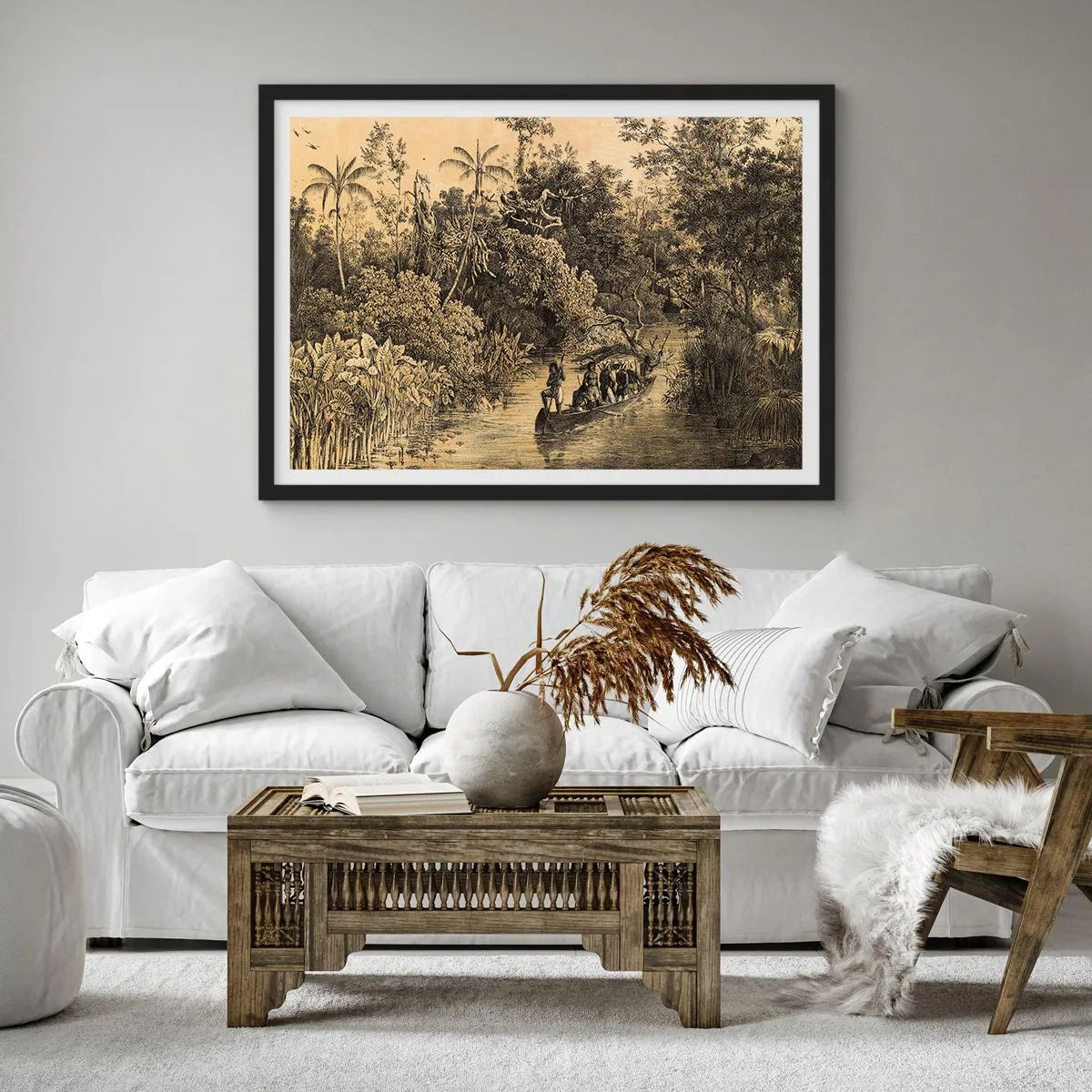 Poster in black frame - Journey to the Spring - 70x50 cm