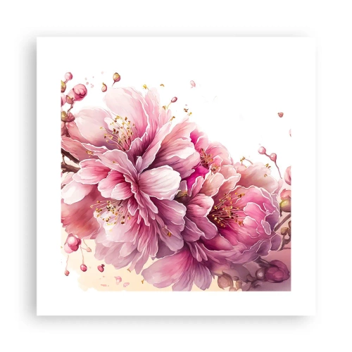 Poster - Land of Cherry Blossoms - 40x40 cm