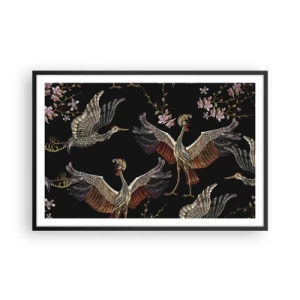 Poster in black frame - Fairy Tale Bird - 91x61 cm
