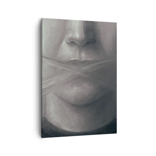 Canvas picture - Not a Word - 50x70 cm