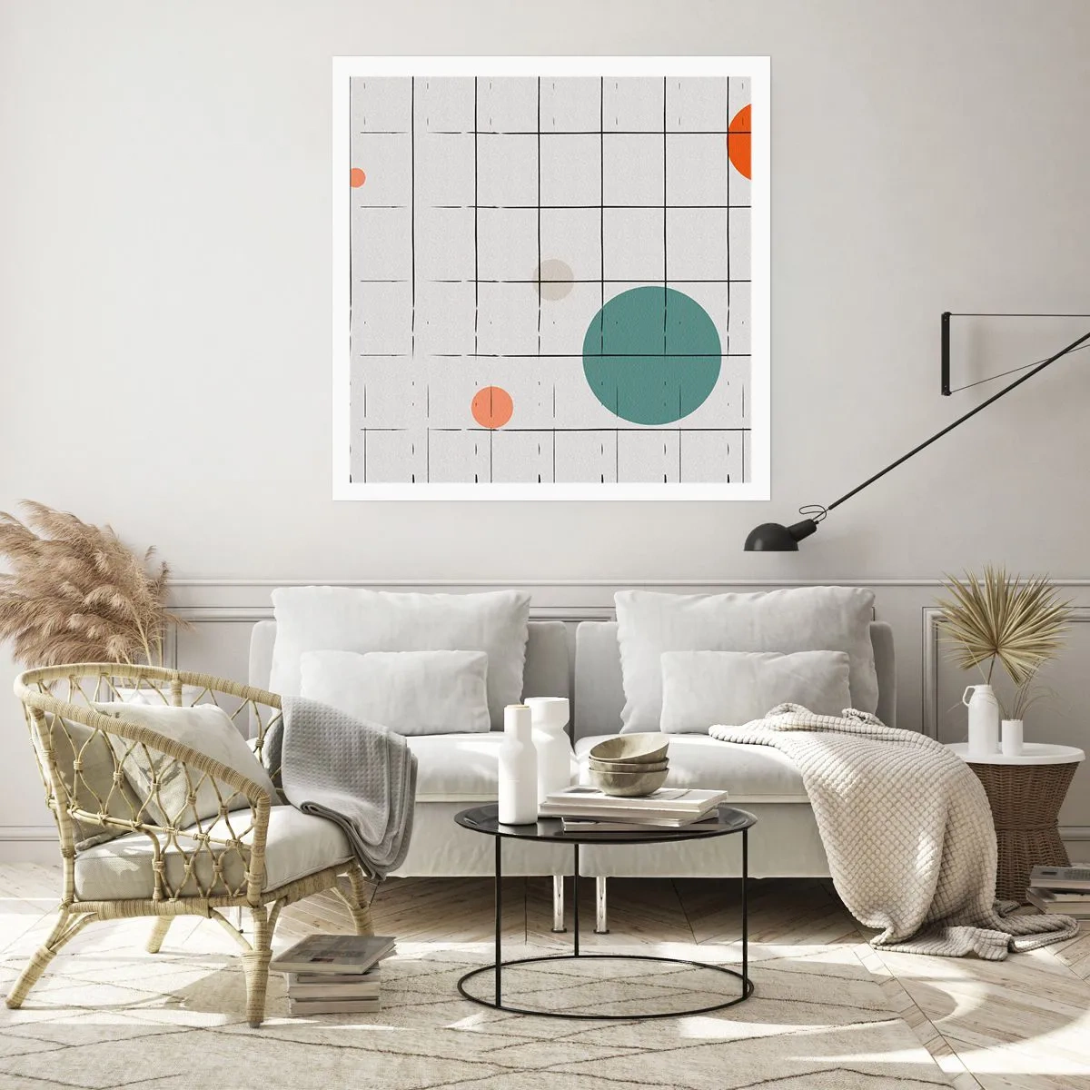 Poster - Imprisoned. Us or Them? - 60x60 cm