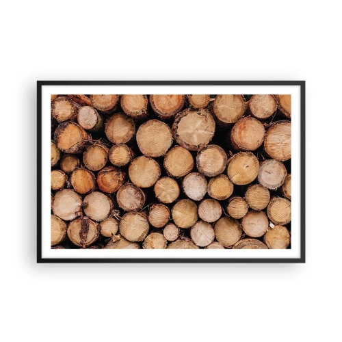 Poster in black frame - New Beginning - 91x61 cm