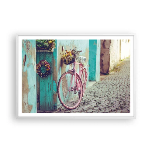 Poster in white frmae - Be Right Back - 100x70 cm