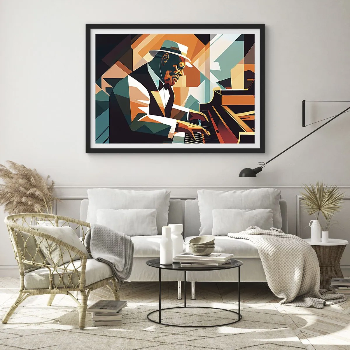 Poster in black frame - All that Jazz - 40x30 cm