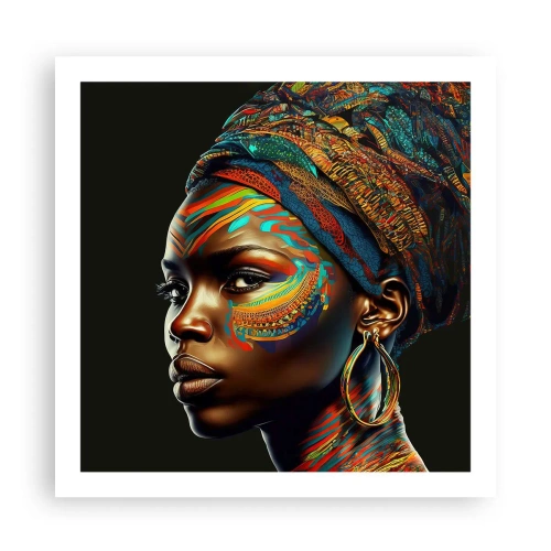 Poster - African Queen - 60x60 cm