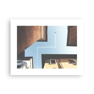 Poster - Above City Maze - 40x30 cm