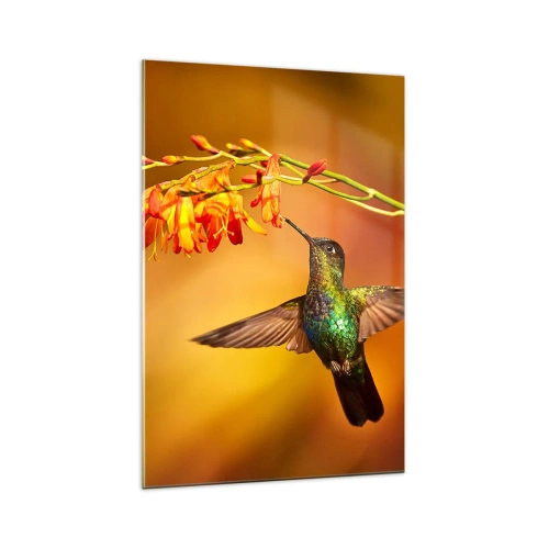 Glass picture - Messenger of Light according to the Mayans - 70x100 cm