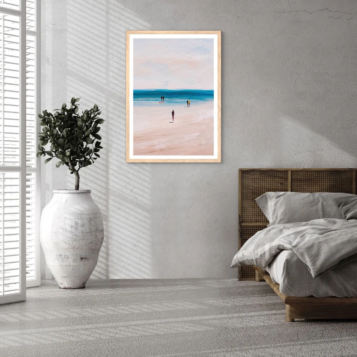 Poster in light oak frame - Natural Need - 40x50 cm