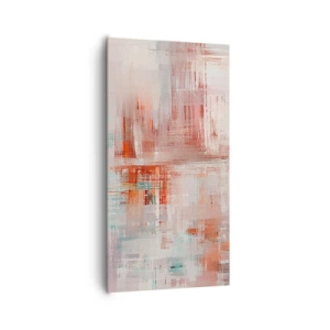 Canvas picture - Foggy but Pink - 65x120 cm