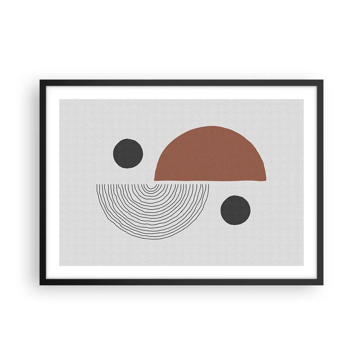 Poster in black frame - Perfection of a Wheel - 70x50 cm