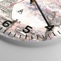 Clock face with numbers