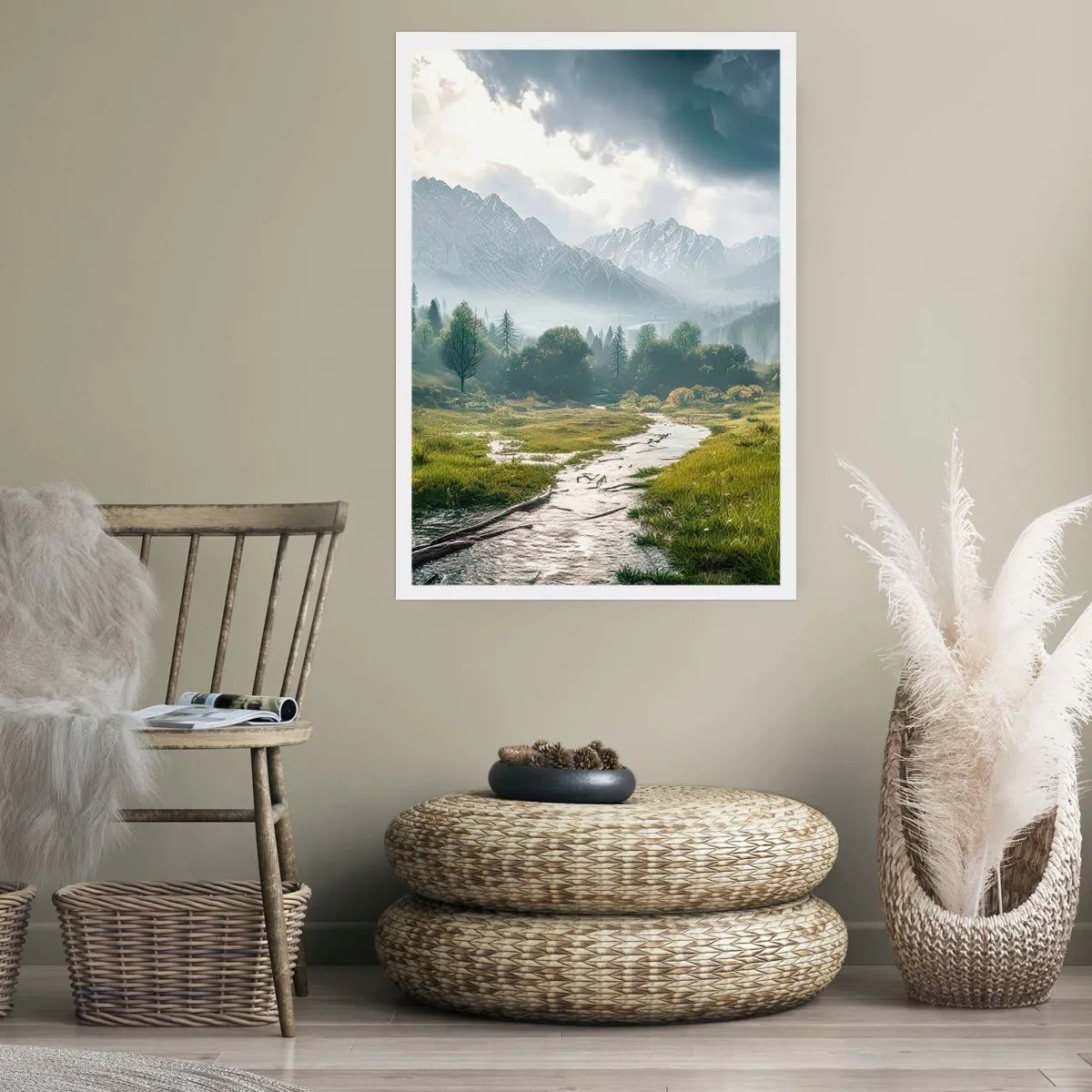 Poster - There And Back - 40x50 cm