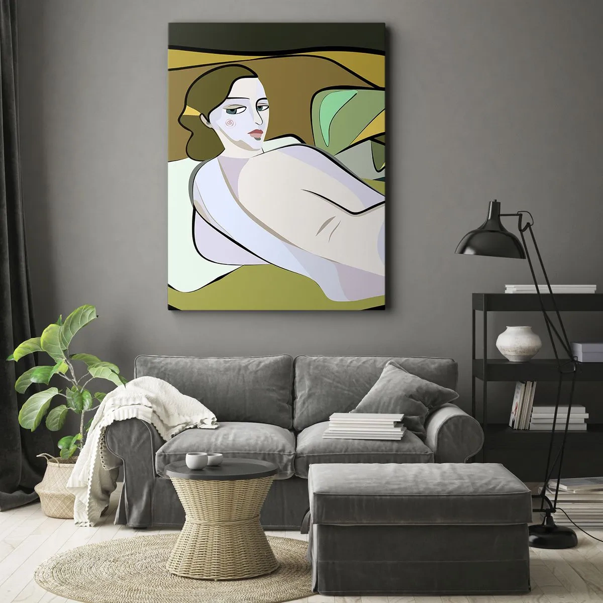 Canvas picture - Intimate Portrait - 70x100 cm