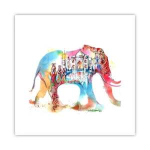 Poster - India - Atmosphere of Love - 30x30 cm