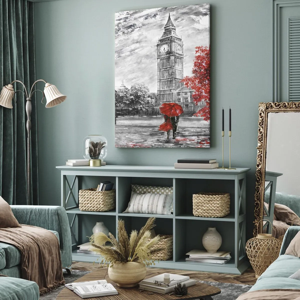 Canvas picture - Exciting Day - 45x80 cm