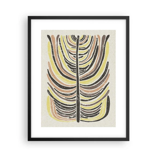 Poster in black frame - Abstract: Life to the Full - 40x50 cm