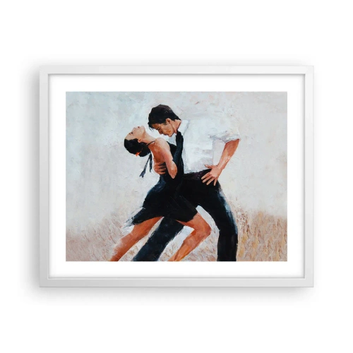 Poster in white frmae - Tango of My Dreams - 50x40 cm