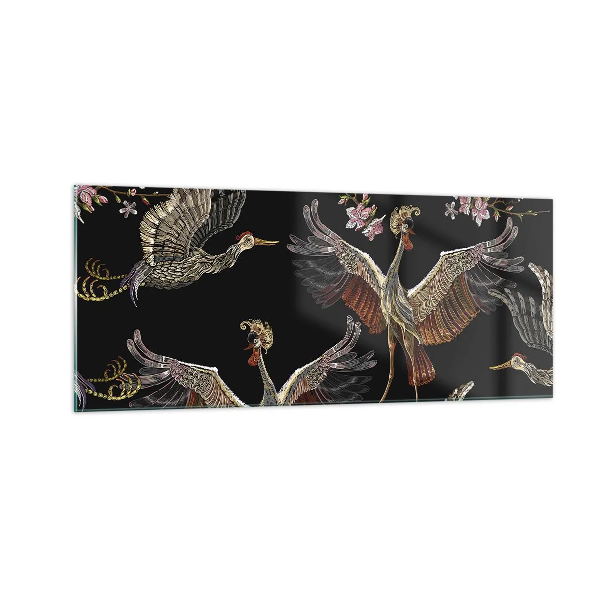 Glass picture - Fairy Tale Bird - 100x40 cm