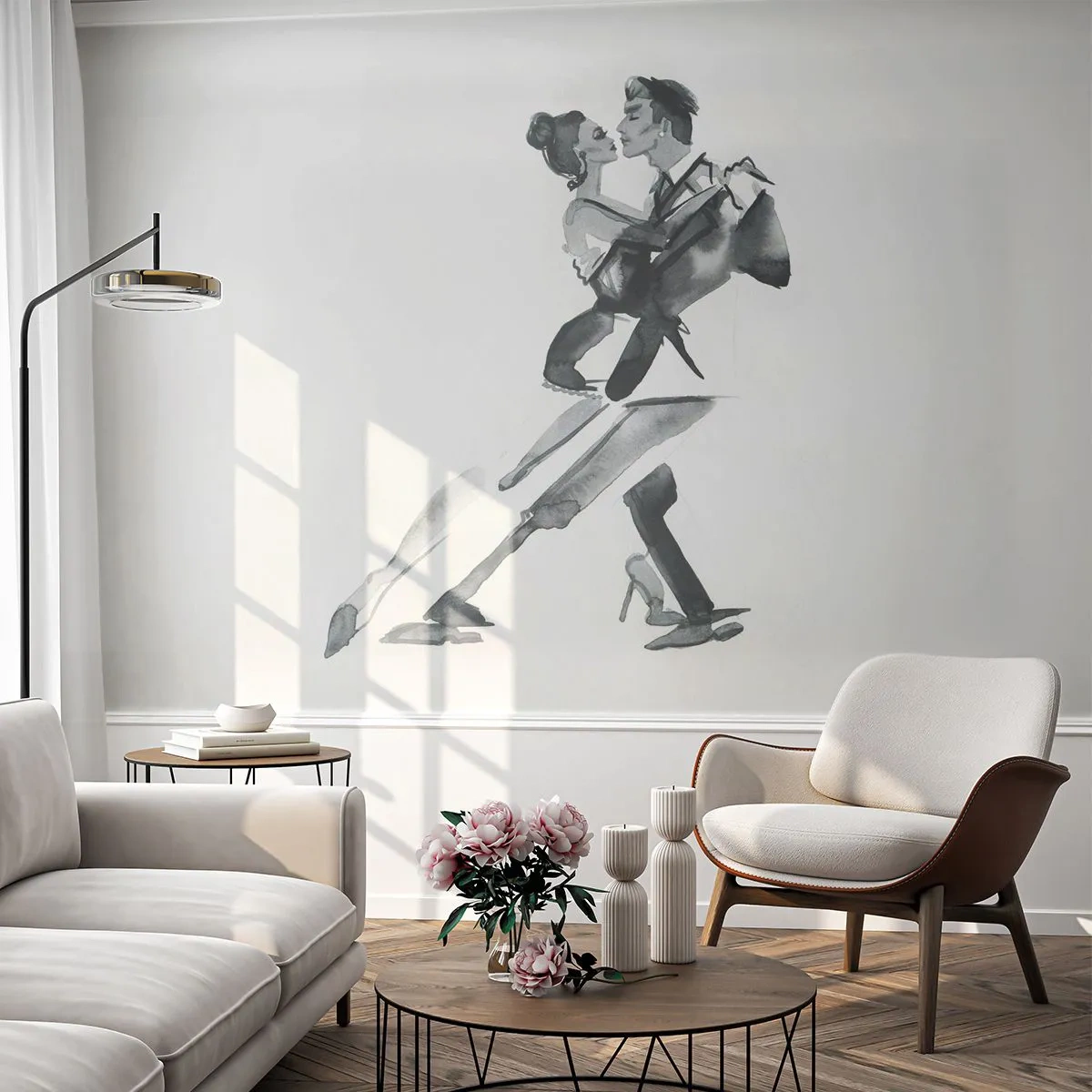 Photo Wallpaper Standard Eco - In One Rhythm - Tango, Dance, Dancer - 150x105 cm