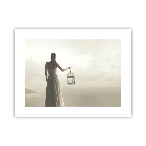 Poster - Be Free - 40x30 cm