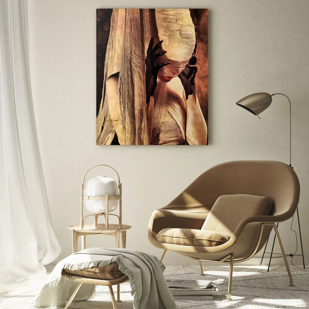 Glass picture - Between Good and Evil - 50x70 cm
