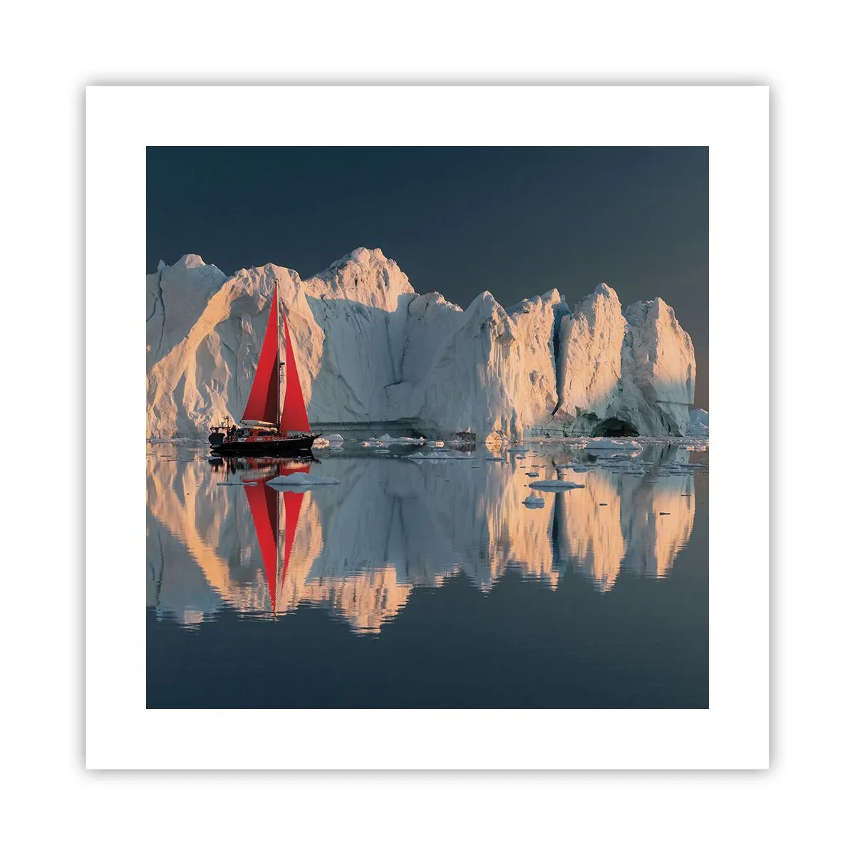 Poster - On the Edge of the World - 40x40 cm