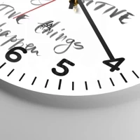 Clock face with numbers