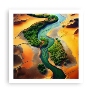 Poster - Life-giving River - 60x60 cm