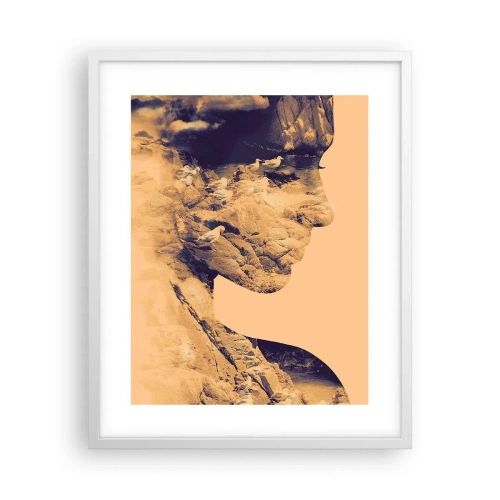 Poster in white frmae - Naturally Beautiful - 40x50 cm