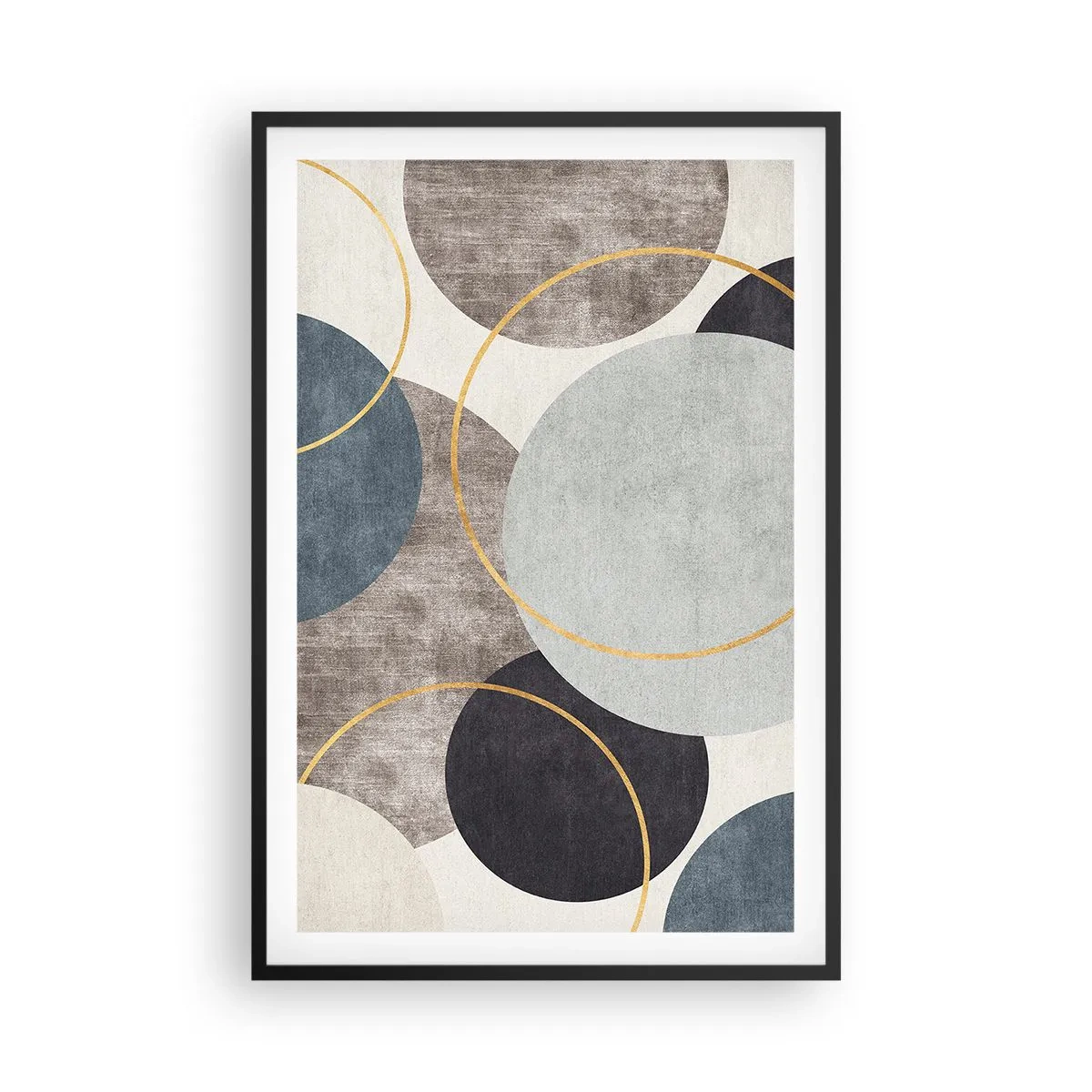 Poster in black frame - Wheel after Wheel - 61x91 cm