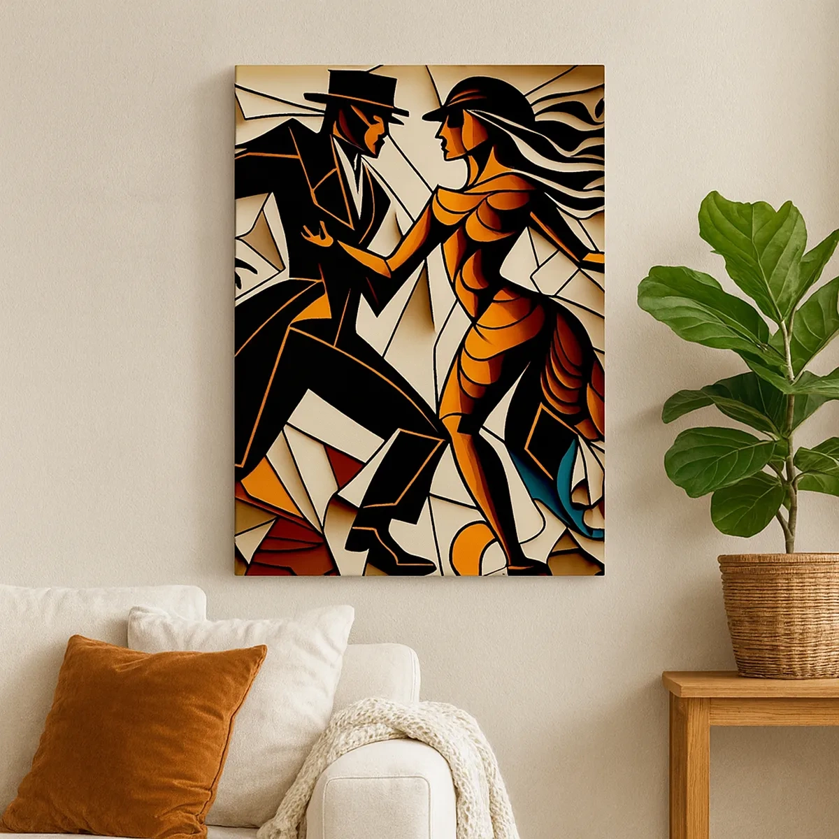 Canvas picture - Dance of Passion  - 50x70 cm
